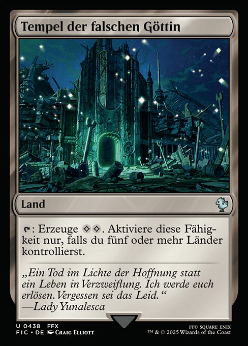 Temple of the False God