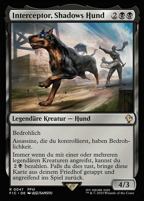 Interceptor, Shadows Hund