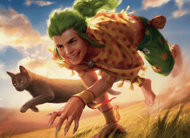 Gau, verwilderter Junge