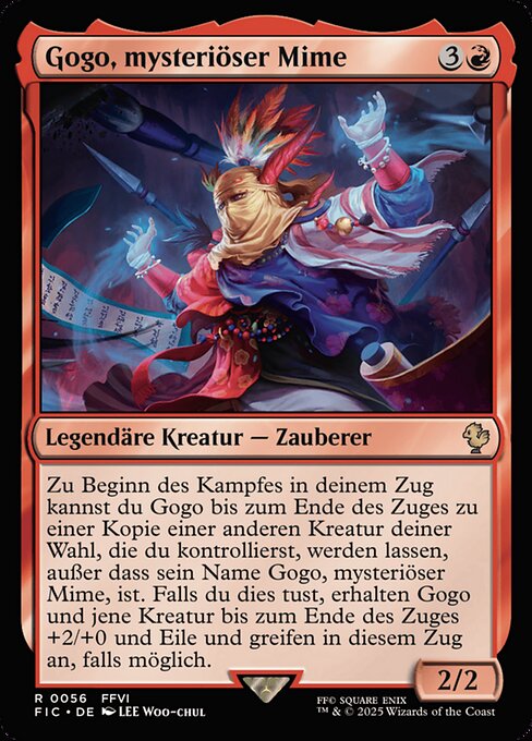 Gogo, mysteriöser Mime