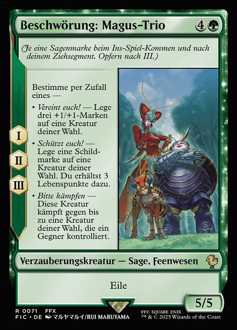 Beschwörung: Magus-Trio