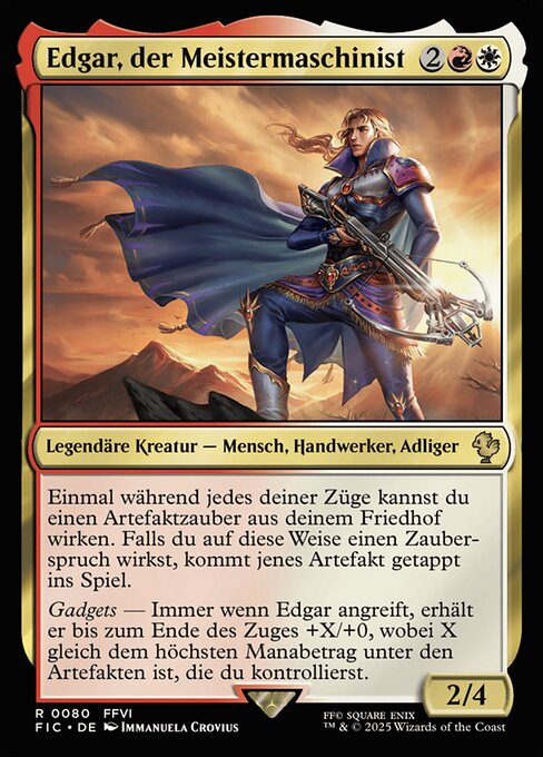 Edgar, der Meistermaschinist