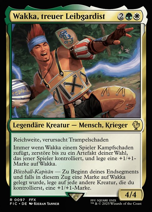 Wakka, treuer Leibgardist