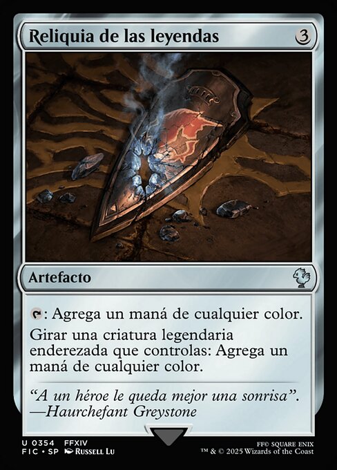 Reliquia de las leyendas