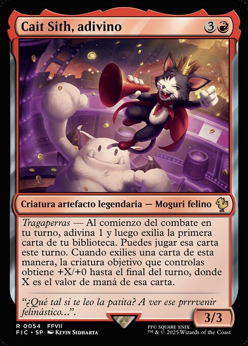 Cait Sith, adivino