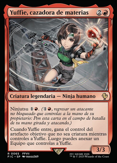 Yuffie, cazadora de materias