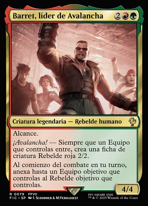 Barret, líder de Avalancha