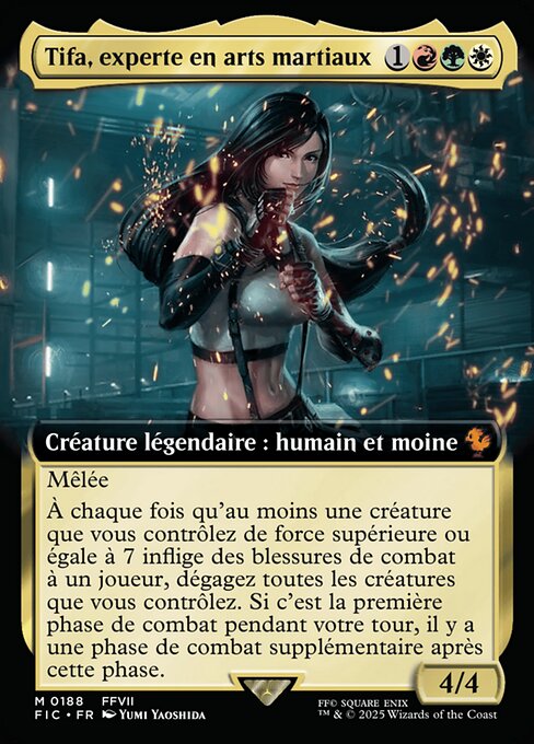 Tifa, experte en arts martiaux