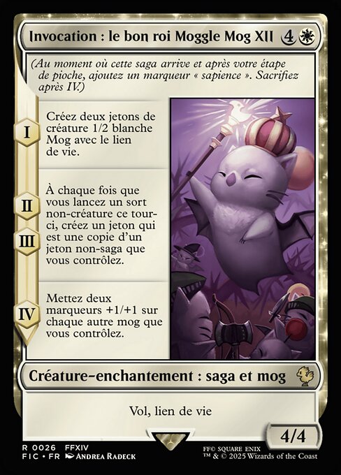 Invocation : le bon roi Moggle Mog XII