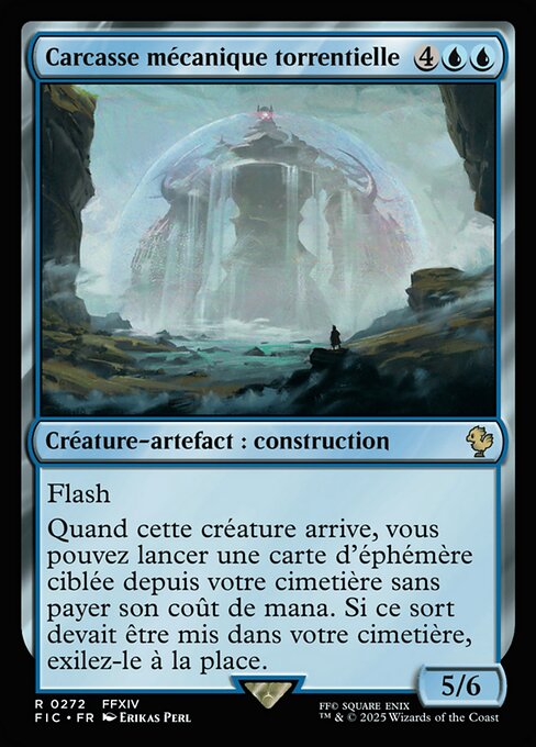 Carcasse mécanique torrentielle