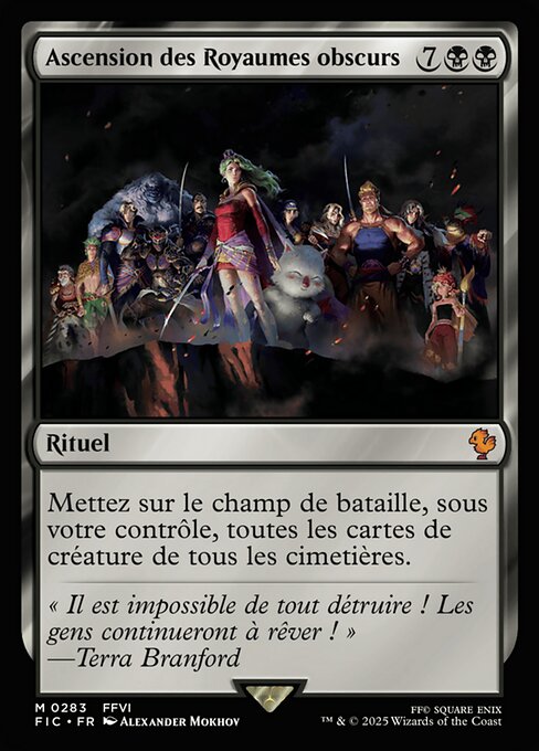 Ascension des Royaumes obscurs