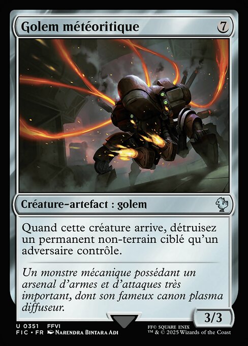 Golem météoritique