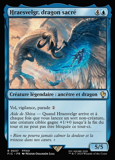 Hraesvelgr, dragon sacré