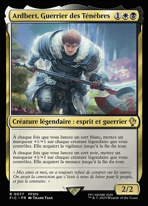 Ardbert, Guerrier des Ténèbres