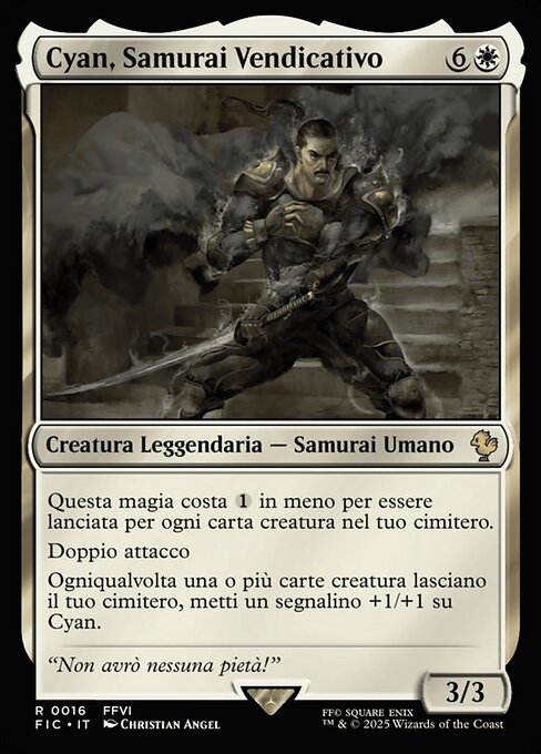 Cyan, Samurai Vendicativo