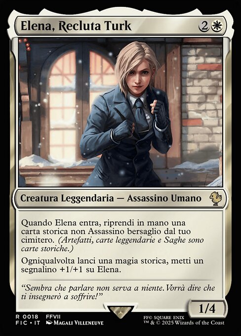 Elena, Recluta Turk