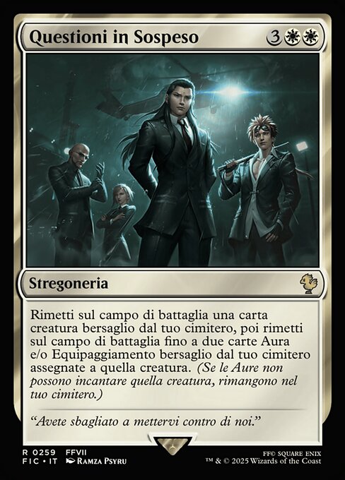 Questioni in Sospeso