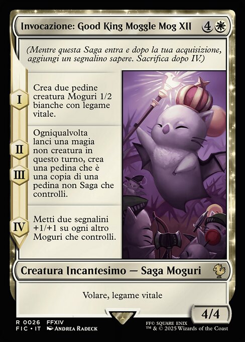 Invocazione: Good King Moggle Mog XII