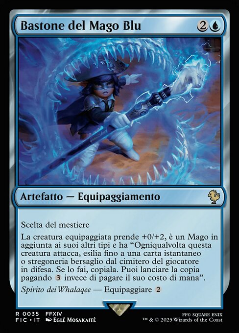 Bastone del Mago Blu