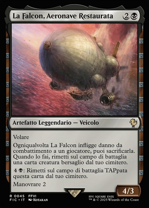 La Falcon, Aeronave Restaurata