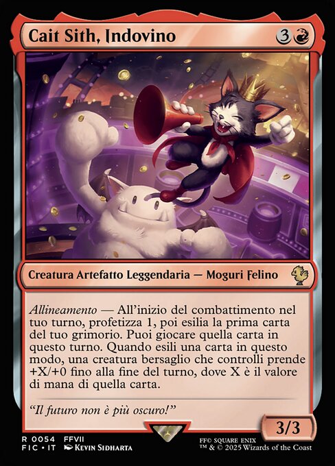 Cait Sith, Indovino