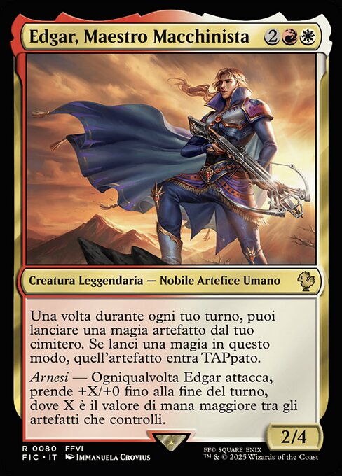 Edgar, Maestro Macchinista