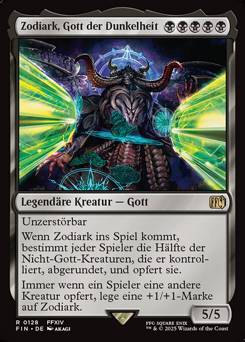 Zodiark, Gott der Dunkelheit