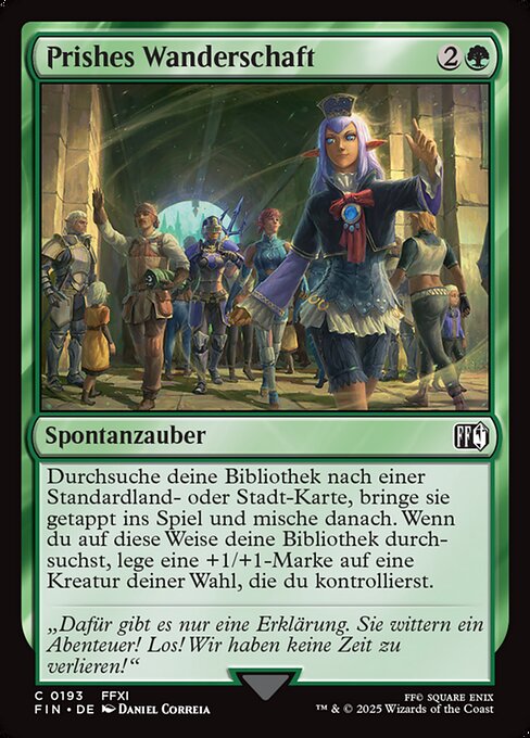 Prishes Wanderschaft