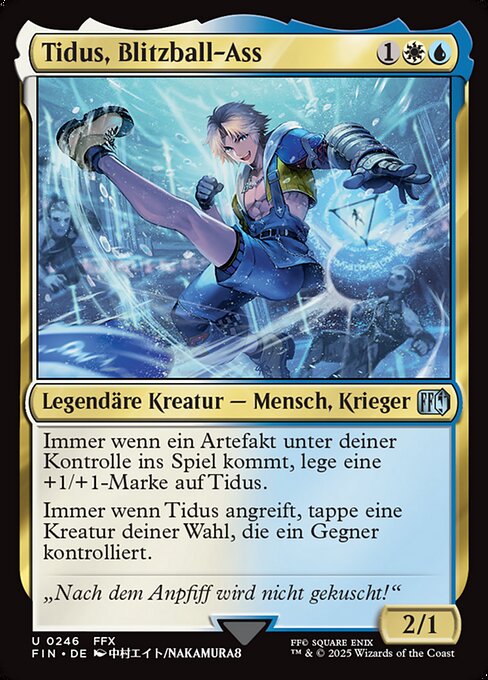 Tidus, Blitzball-Ass