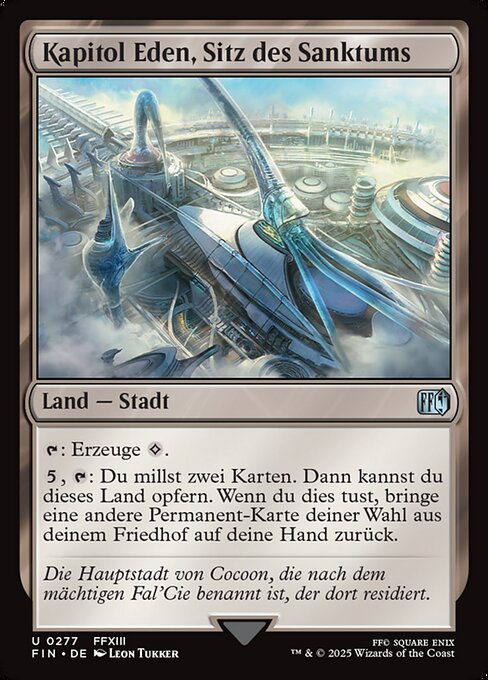 Kapitol Eden, Sitz des Sanktums