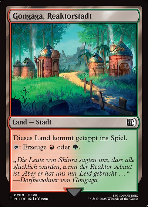 Gongaga, Reaktorstadt
