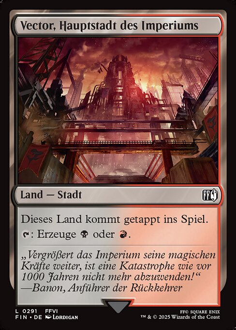 Vector, Hauptstadt des Imperiums