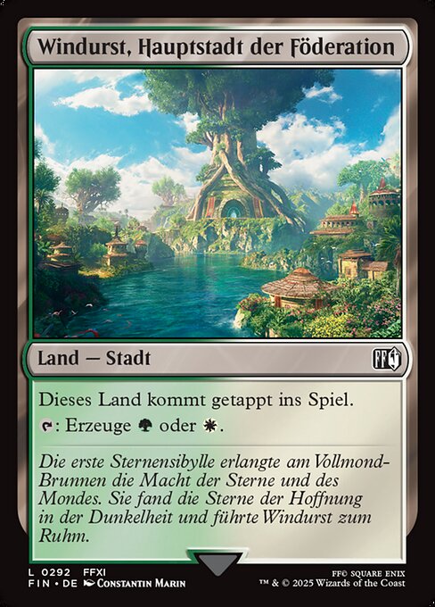 Windurst, Hauptstadt der Föderation