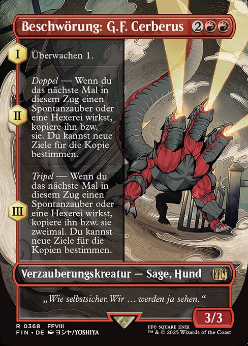 Beschwörung: G.F. Cerberus