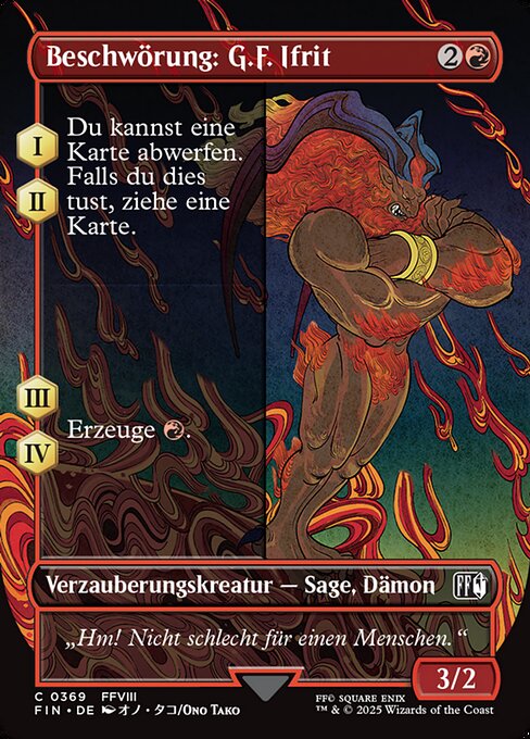 Beschwörung: G.F. Ifrit