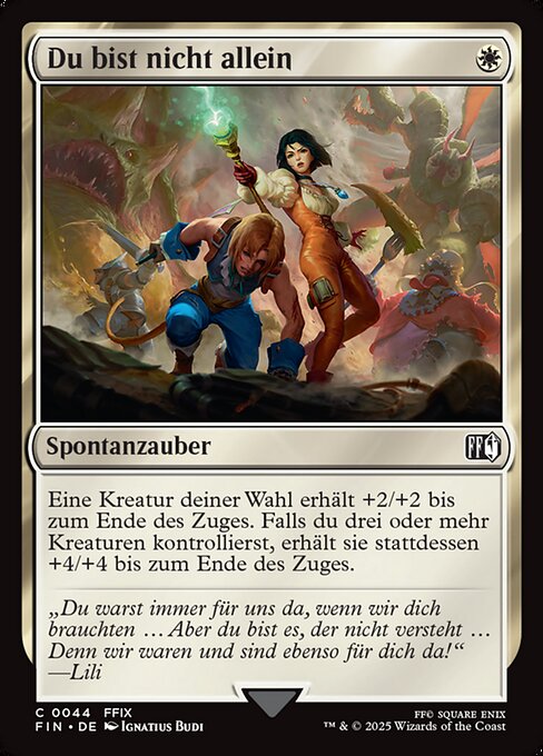 Du bist nicht allein