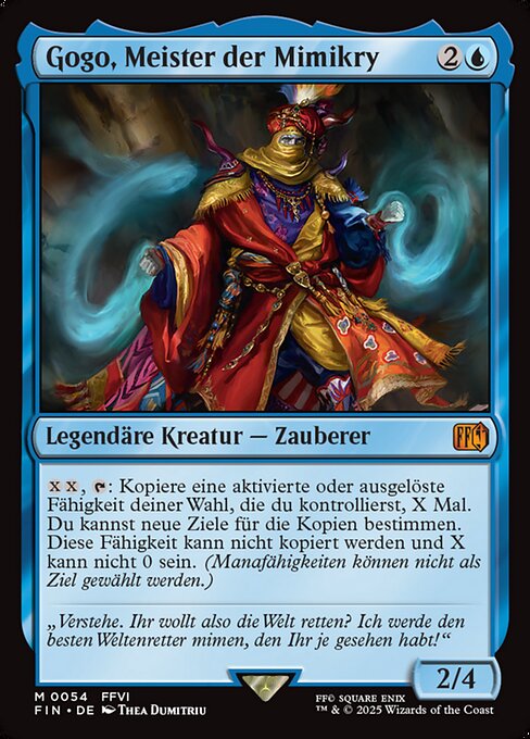 Gogo, Meister der Mimikry