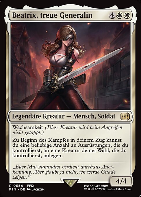 Beatrix, treue Generalin