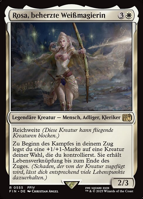 Rosa, beherzte Weißmagierin