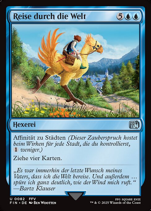 Reise durch die Welt