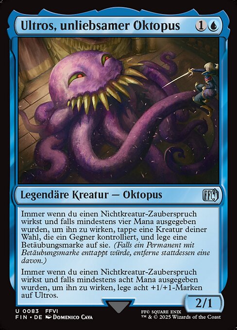 Ultros, unliebsamer Oktopus
