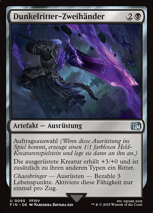 Dunkelritter-Zweihänder