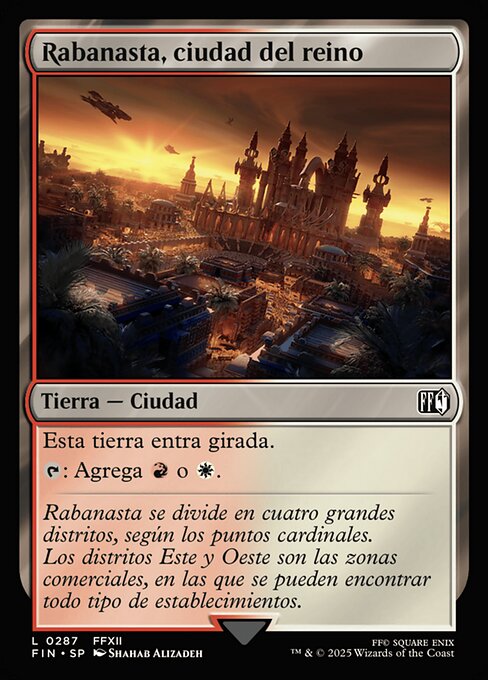 Rabanasta, ciudad del reino