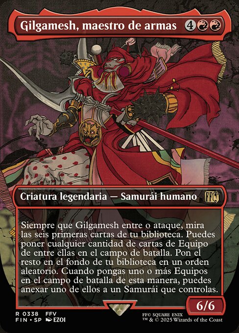 Gilgamesh, maestro de armas