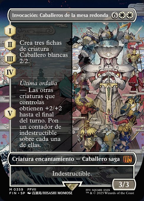 Invocación: Caballeros de la mesa redonda