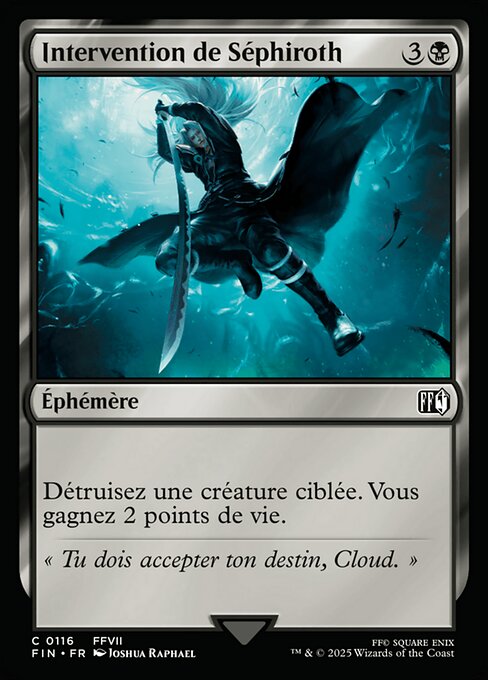 Intervention de Séphiroth