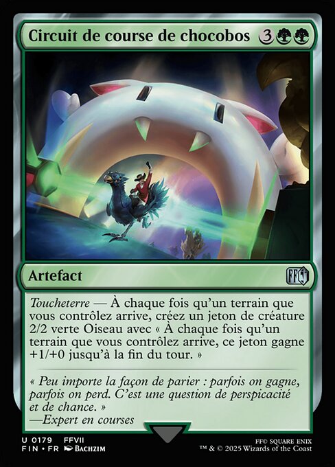 Circuit de course de chocobos