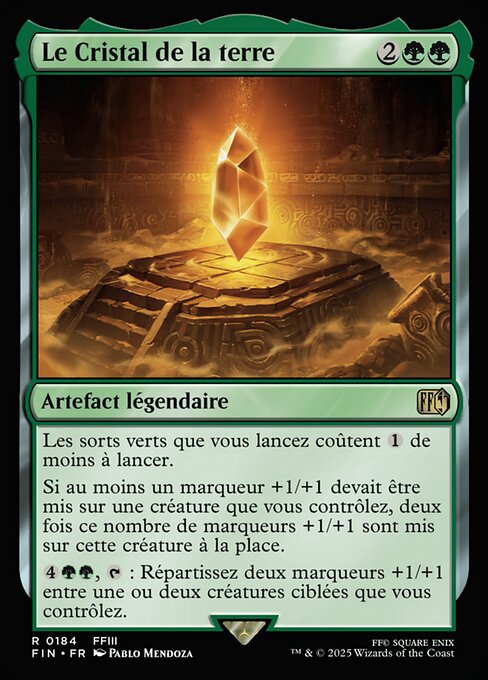 Le Cristal de la terre