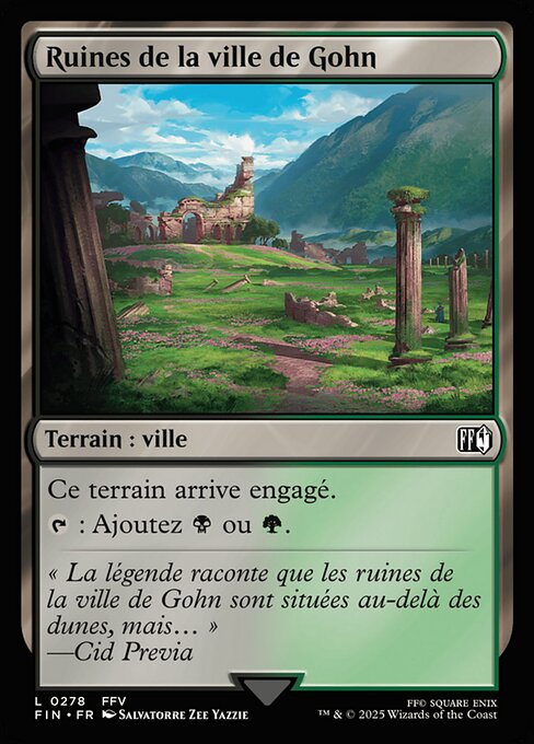 Ruines de la ville de Gohn