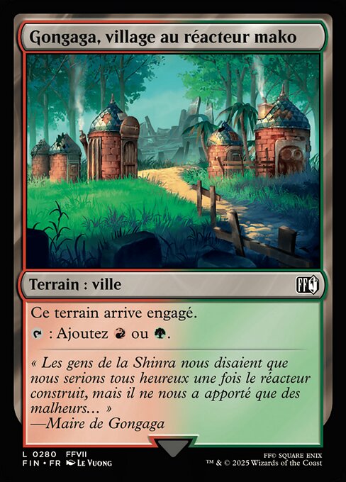 Gongaga, village au réacteur mako